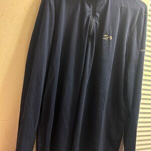 Men's Navy Blue Quarter-Zip Sweatshirt